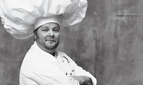 italan chef on a bike